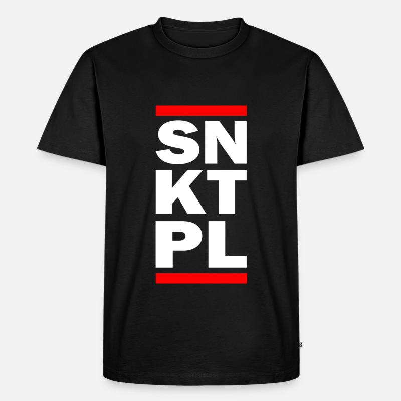SNKTPL - Männer Premium Bio T-Shirt - Schwarz