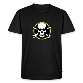 skull_circle_072011_a_3c - T-shirt Premium bio Homme - noir - Devant - Nico (187cm)