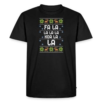 Fa La La La La Koa La La - T-shirt Premium bio Homme - noir - Devant - Nico (187cm)