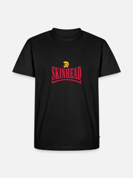 Skinhead - Männer Premium Bio T-Shirt - Schwarz