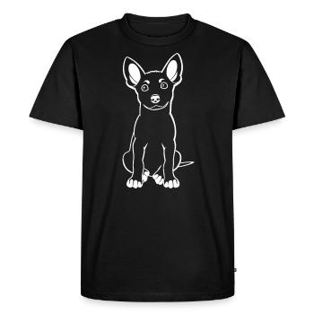 dobermann - T-shirt Premium bio Homme - noir - Devant - Nico (187cm)