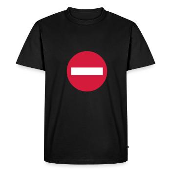 Interdite (V) - T-shirt Premium bio Homme - noir - Devant - Nico (187cm)