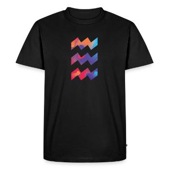 Eindhoven logo couleur 2021 vibes festival - T-shirt Premium bio Homme - noir - Devant - Nico (187cm)