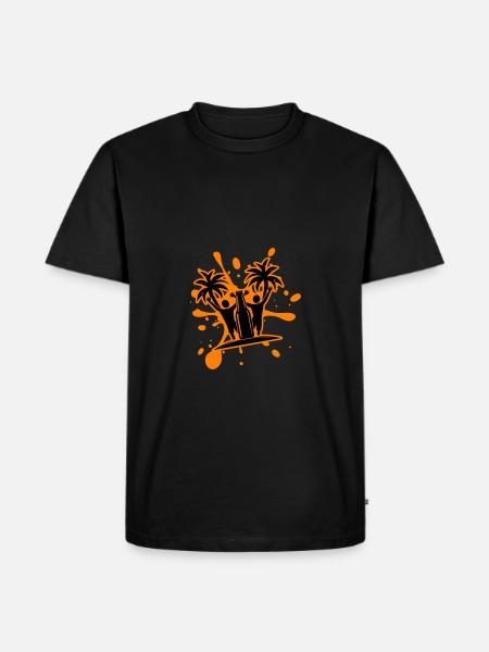 Drinking Beach Party - Men's Premium Organic T-Shirt - black