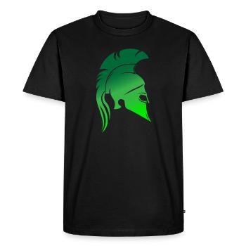 Sparta Design, vert - T-shirt Premium bio Homme - noir - Devant - Nico (187cm)