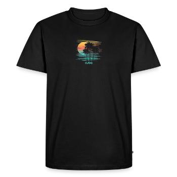 Cuba Vacances souvenirs élégantes - T-shirt Premium bio Homme - noir - Devant - Nico (187cm)