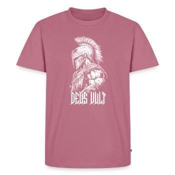 Kreuzritter Crusader Jerusalem Christian - Men's Premium Organic T-Shirt - mauve - Front - Nico (187cm)