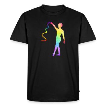 Rythmique SportGymnastik Corde RSG Idée cadeau - T-shirt Premium bio Homme - noir - Devant - Nico (187cm)
