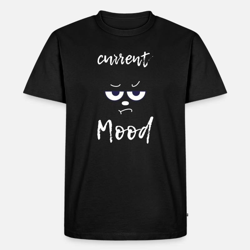 Current Mood funny - Männer Premium Bio T-Shirt - Schwarz