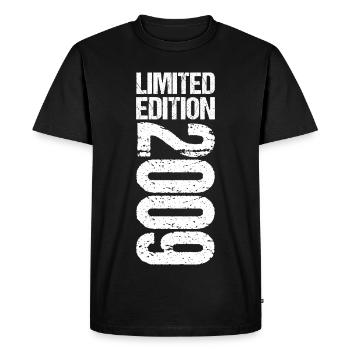 16. Geburtstag Limited Edition 2009 Jahrgang 2009 - Männer Premium Bio T-Shirt - Schwarz - Vorne - Nico (187cm)