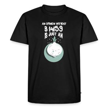 Math Math Teacher Saying Math Teacher Funny - Men's Premium Organic T-Shirt - black - Front - Nico (187cm)