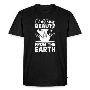 Artistes de la poterie artisanale de la poterie de beauté - T-shirt Premium bio Homme - noir - Devant - Nico (187cm)