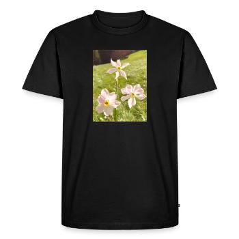 Série Spéciale Narcisses 5 - T-shirt Premium bio Homme - noir - Devant - Nico (187cm)