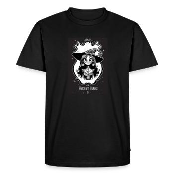 Ancient Runes oracle - Men's Premium Organic T-Shirt - black - Front - Nico (187cm)