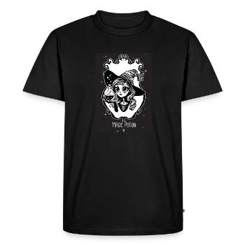Zaubertrank-Orakel - Männer Premium Bio T-Shirt - Schwarz - Vorne - Nico (187cm)
