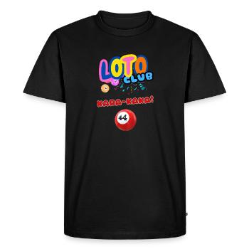 Loto - Bingo - 44 - Karakaka - T-shirt Premium bio Homme - noir - Devant - Nico (187cm)
