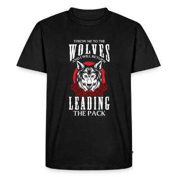 Boss Profession Colleague - Men's Premium Organic T-Shirt - black - Front - Nico (187cm)