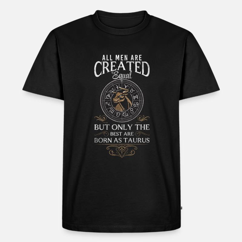 Sternzeichen Element April Sternbild - Männer Premium Bio T-Shirt - Schwarz