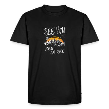 Zell am See Ski Berg Snowboarden Autriche - T-shirt Premium bio Homme - noir - Devant - Nico (187cm)