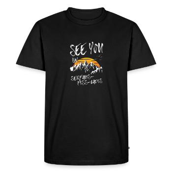Serfaus-Fiss-Ladis Skiing Tyrol Ski Austria - Men's Premium Organic T-Shirt - black - Front - Nico (187cm)