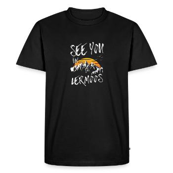 Lermoos Ski Tyrol Snowboard Autriche - T-shirt Premium bio Homme - noir - Devant - Nico (187cm)