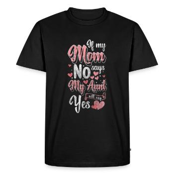 Famille, Fête, Sécurité, Enfants - T-shirt Premium bio Homme - noir - Devant - Nico (187cm)