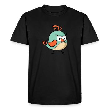 Idée de cadeau mignonne Angry Bird Kids Bird Birds - T-shirt Premium bio Homme - noir - Devant - Nico (187cm)