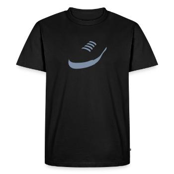 Sneaker baskets à roulettes Streetwear - T-shirt Premium bio Homme - noir - Devant - Nico (187cm)