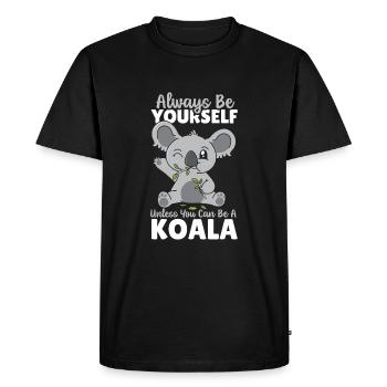 Always be yourself unless you can - Men's Premium Organic T-Shirt - black - Front - Nico (187cm)