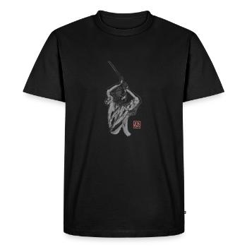 before to strike - Men's Premium Organic T-Shirt - black - Front - Nico (187cm)