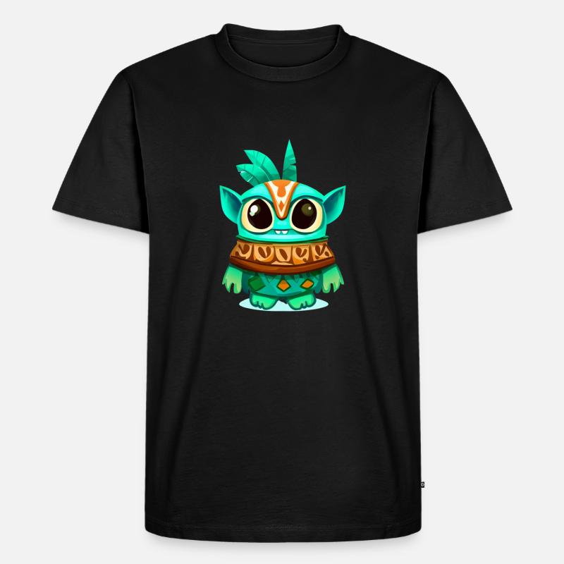 KiddyTikki Yo - Männer Premium Bio T-Shirt - Schwarz