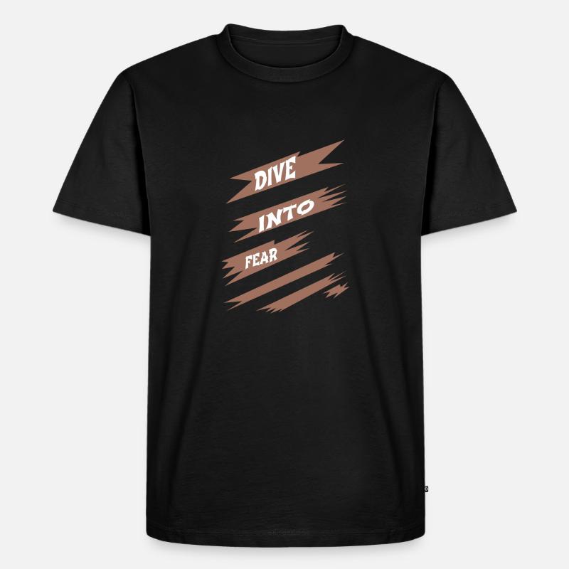 Fun Inner Courage Courage Mindset - Men's Premium Organic T-Shirt - black