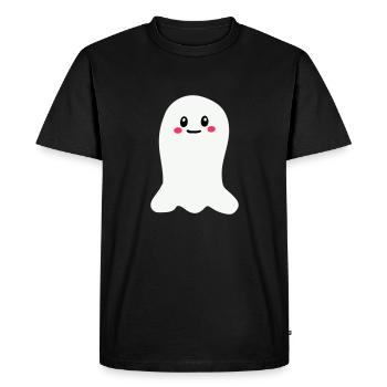 Ghost - Men's Premium Organic T-Shirt - black - Front - Nico (187cm)