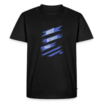 Drôle, Évasion numérique, Fun, Escapade mentale, Relaxation - T-shirt Premium bio Homme - noir - Devant - Nico (187cm)