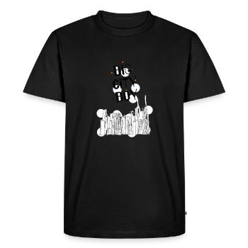 Big City Boy - Men's Premium Organic T-Shirt - black - Front - Nico (187cm)