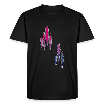 Bisexual Pride, Lgbtq Pride - T-shirt Premium bio Homme - noir - Devant - Nico (187cm)