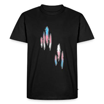 Trans Pride, Lgbtq - Men's Premium Organic T-Shirt - black - Front - Nico (187cm)