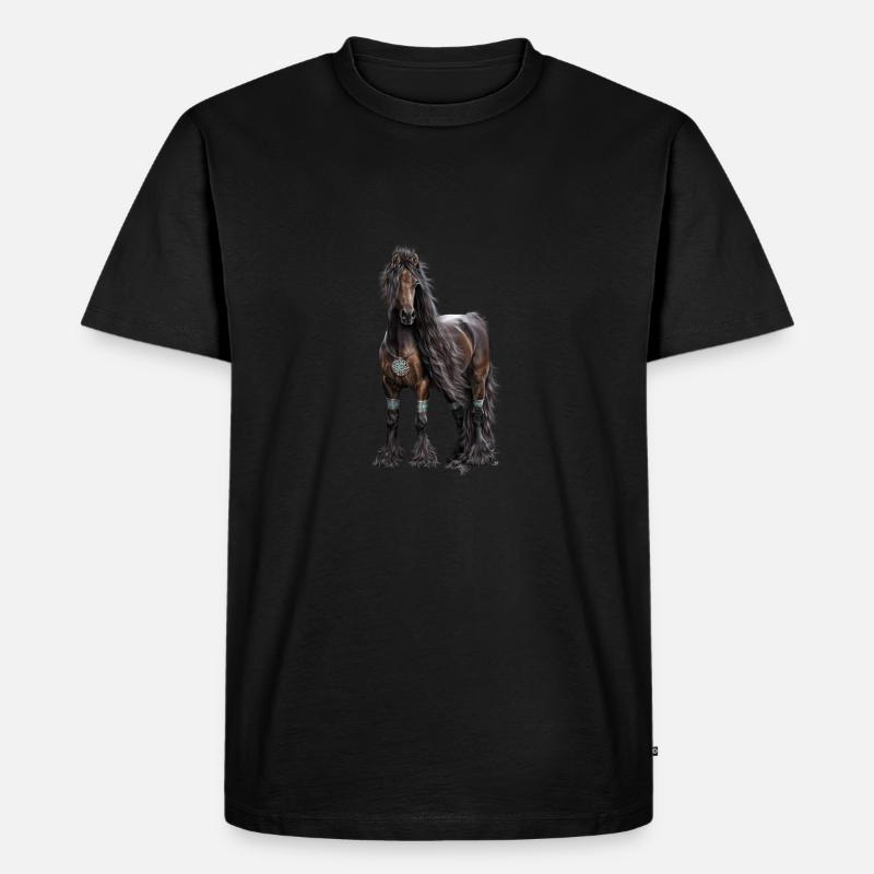 Keltischer Geist - Männer Premium Bio T-Shirt - Schwarz