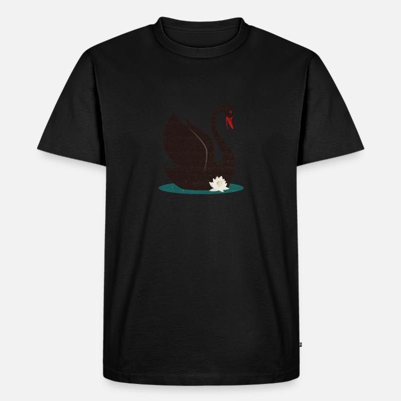 Schwan - Männer Premium Bio T-Shirt - undefined