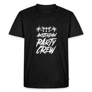Amsterdam Party Crew Holiday - Men's Premium Organic T-Shirt - black - Front - Nico (187cm)