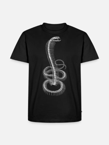 Cobra - Männer Premium Bio T-Shirt - Schwarz