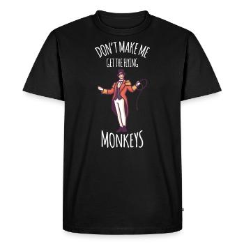 Motif de cirque pour les fans de Krimes et de clowns - T-shirt Premium bio Homme - noir - Devant - Nico (187cm)