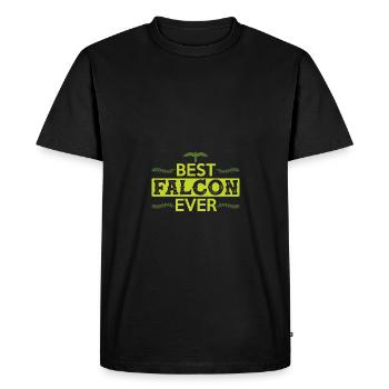 Meilleure fauconnerie Falcon - T-shirt Premium bio Homme - noir - Devant - Nico (187cm)