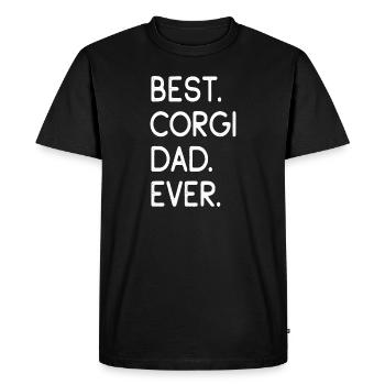 Pembroke Welsh Corgi - T-shirt Premium bio Homme - noir - Devant - Nico (187cm)