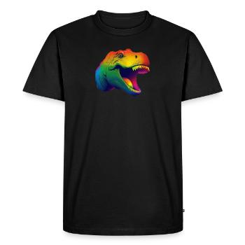 Jurassik Pride - T-shirt Premium bio Homme - noir - Devant - Nico (187cm)