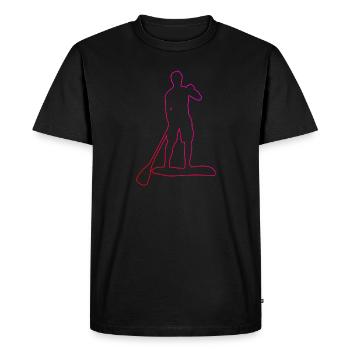 Stand up Paddle Paddle Femme - T-shirt Premium bio Homme - noir - Devant - Nico (187cm)