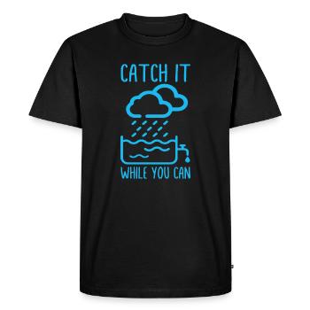 Attrapez-le pendant que vous le pouvez Baignoire - T-shirt Premium bio Homme - noir - Devant - Nico (187cm)