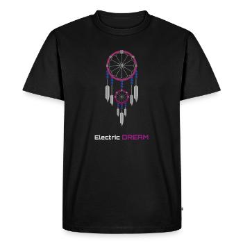 Neon Dreamcatcher - Men's Premium Organic T-Shirt - black - Front - Nico (187cm)