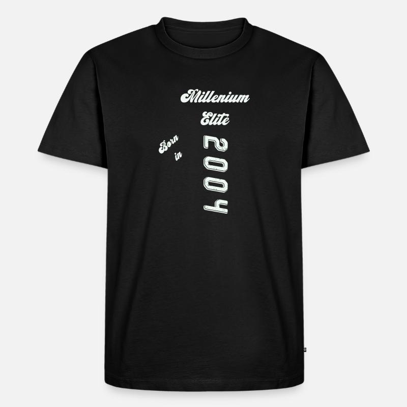 2004 - Männer Premium Bio T-Shirt - Schwarz