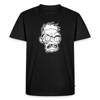 Zombie Undead Halloween Horror - Men's Premium Organic T-Shirt - black - Front - Nico (187cm)